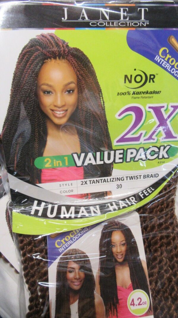 2X 2in1 value pack human hair feel