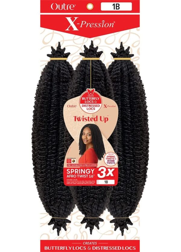 x-pression 3x springy afro twist 16''